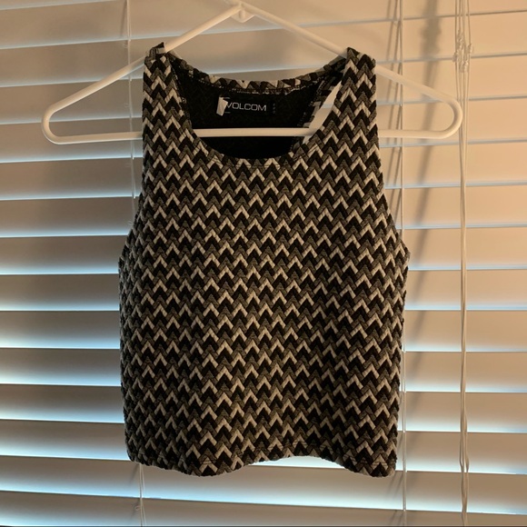 Volcom Junior's Up Next Body Con Cropped Halter - Picture 3 of 6